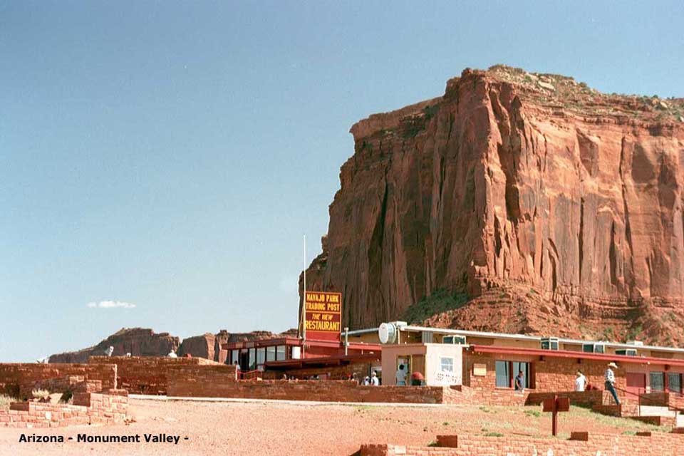 Monument Valley, entre du parc